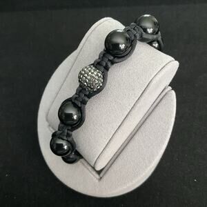 Men’s Adjustable Shamballa Bracelet/ Pre-Loved